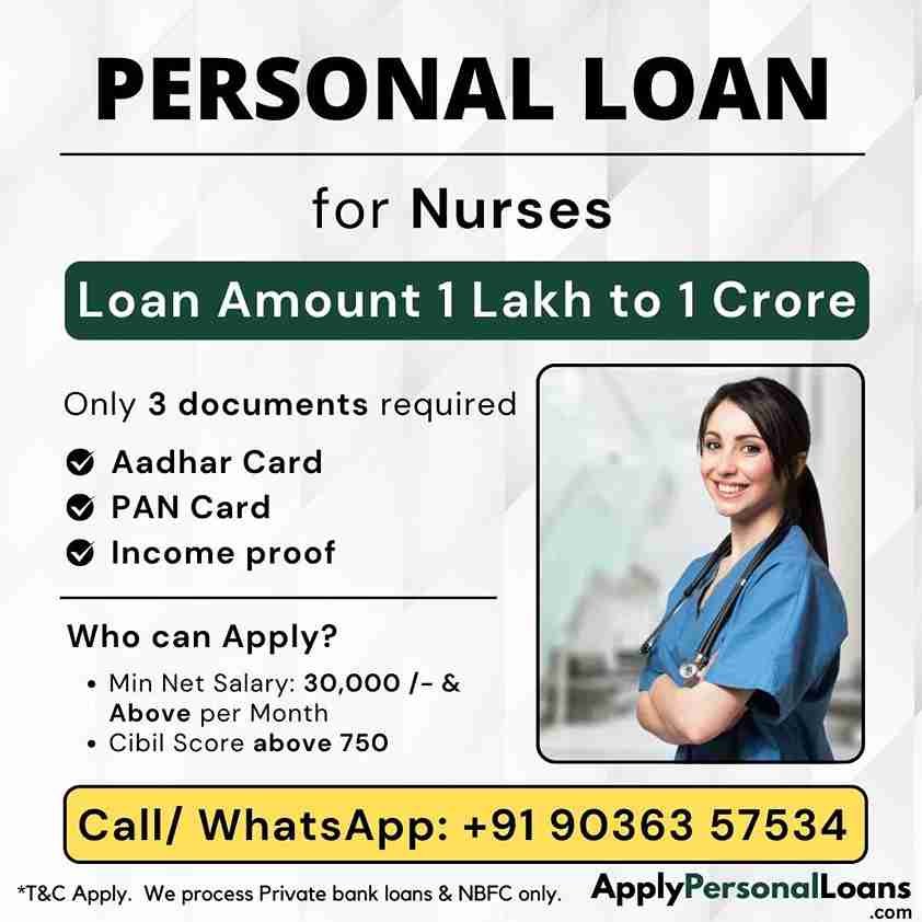Apply Personal Loan for Nurses