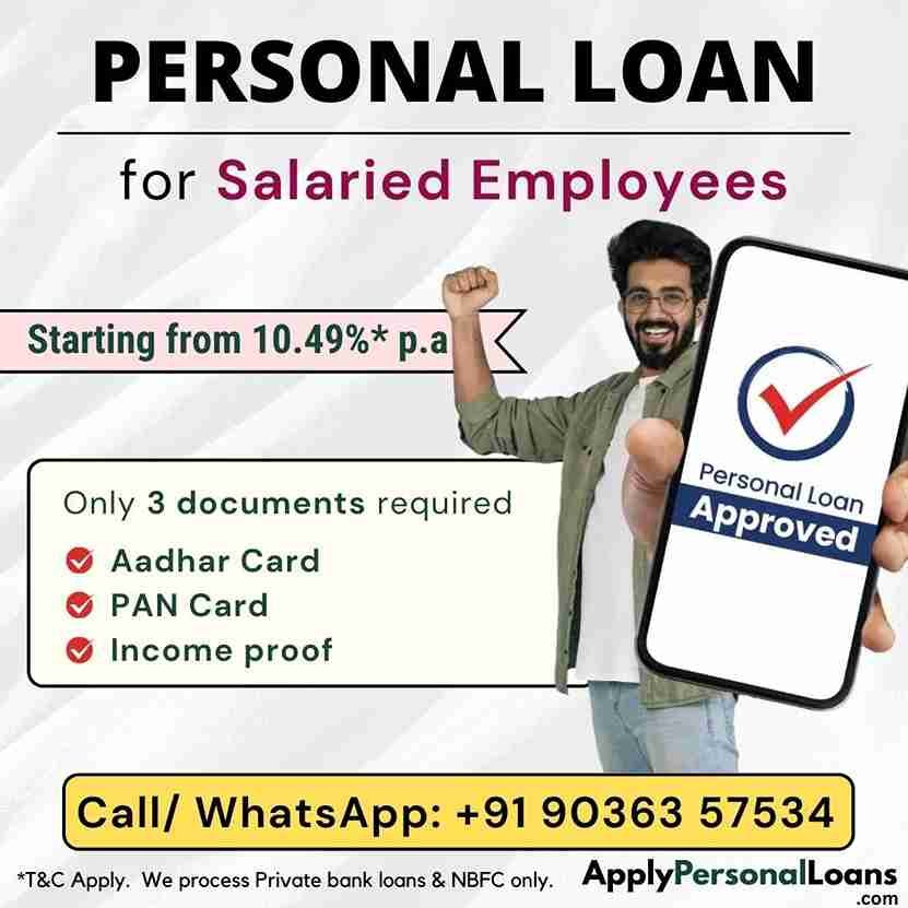 Apply Personal Loan for Salaried Employees
