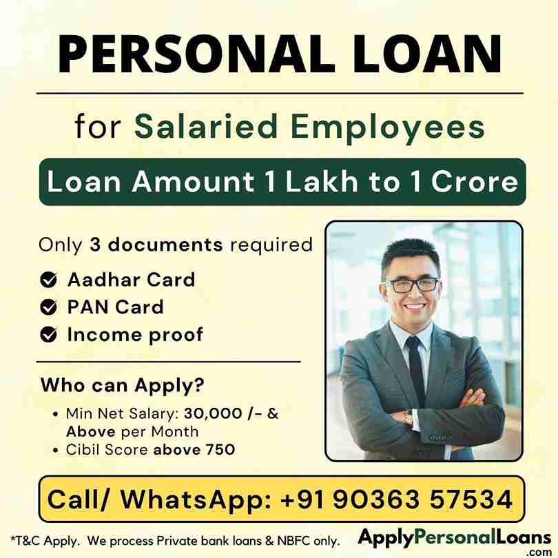 Apply Personal Loan for Salaried Employees