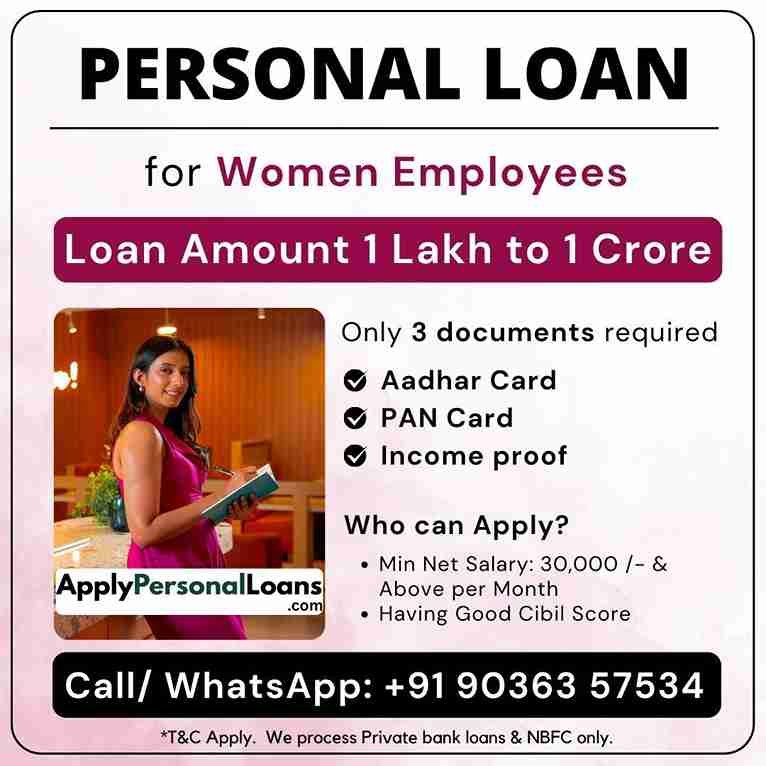 Apply Personal Loan for Women