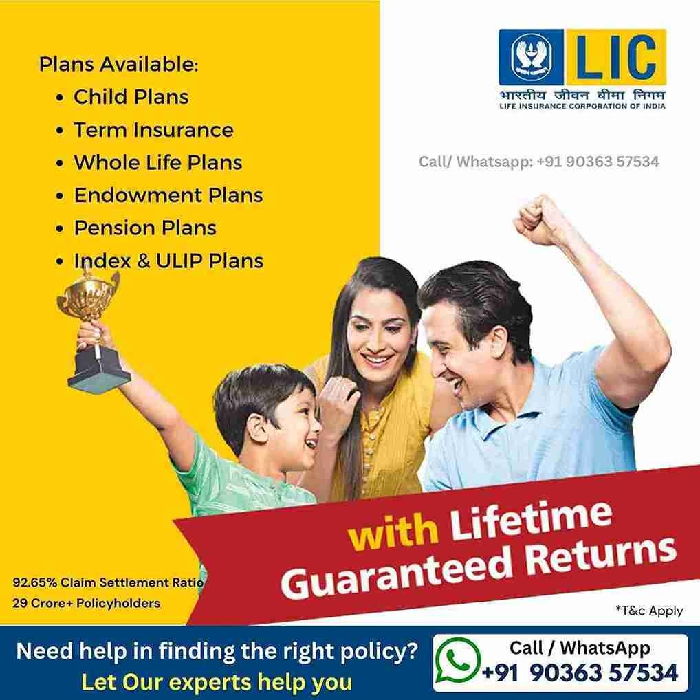 LIC Life Insurance Agent in Rajanukunte, Bangalore