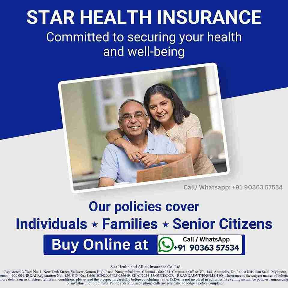 Star Health Insurance Agent in Indlawadi, Bangalore